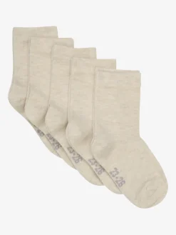 Ankel sokker -solid (5-pack) - Sand Melange