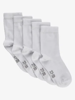 Ankel sokker -solid (5-pack) - White