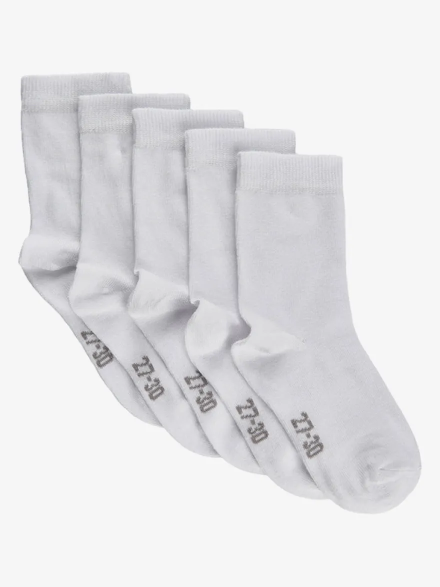 Ankel sokker -solid (5-pack) - White
