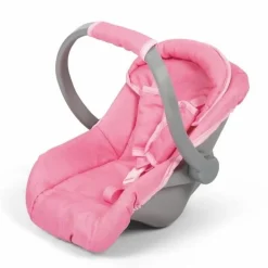 Autostol til dukke - pink