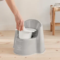 BabyBjörn Pottestol - Grå/Hvid