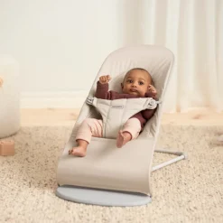 BabyBjörn Skråstol Balance Soft - Tri-Fabric - Lys Beige