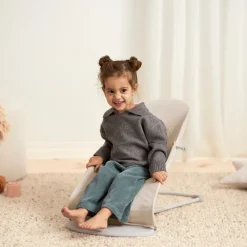 BabyBjörn Skråstol Balance Soft - Tri-Fabric - Lys Beige