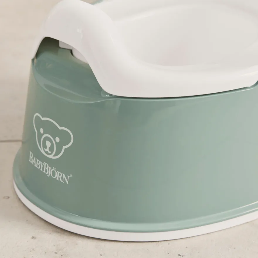 BabyBjörn Smart Potte - Grågrøn/Hvid