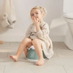 BabyBjörn Smart Potte - Grågrøn/Hvid