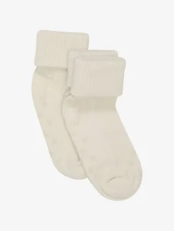 Baby rib sock m. ABS (2-pack) - Off White