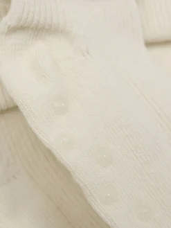 Baby rib sock m. ABS (2-pack) - Off White