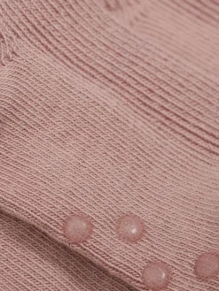 Baby rib sock m. ABS (2-pack) - Rose Cloud