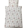 Baby sengelinned, dess. 1339 beige m/ sød giraf