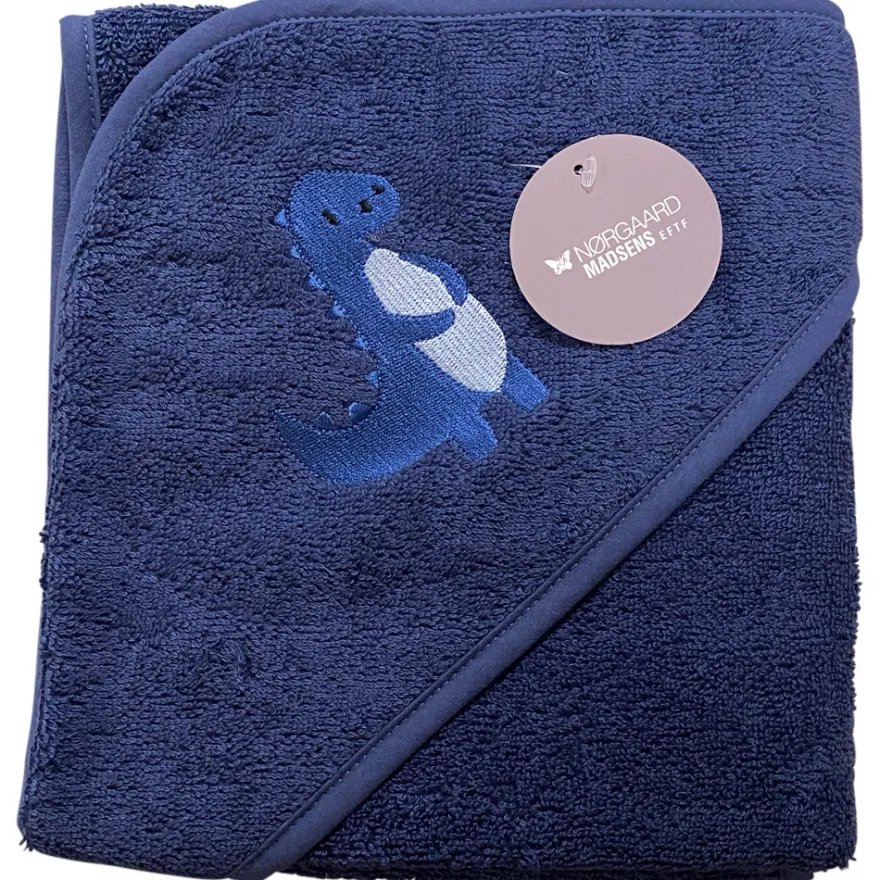 Badeslag navy dino m/ arme om maven str. 100x100 cm.