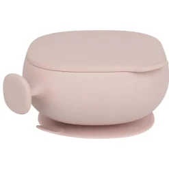 b.box Madskål med låg Silikone - Rosa