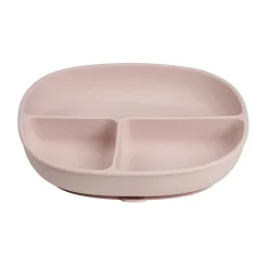 b.box Tallerken m/låg silikone - Rosa