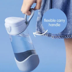 b.box Vandflaske med tud 450ml - Blå