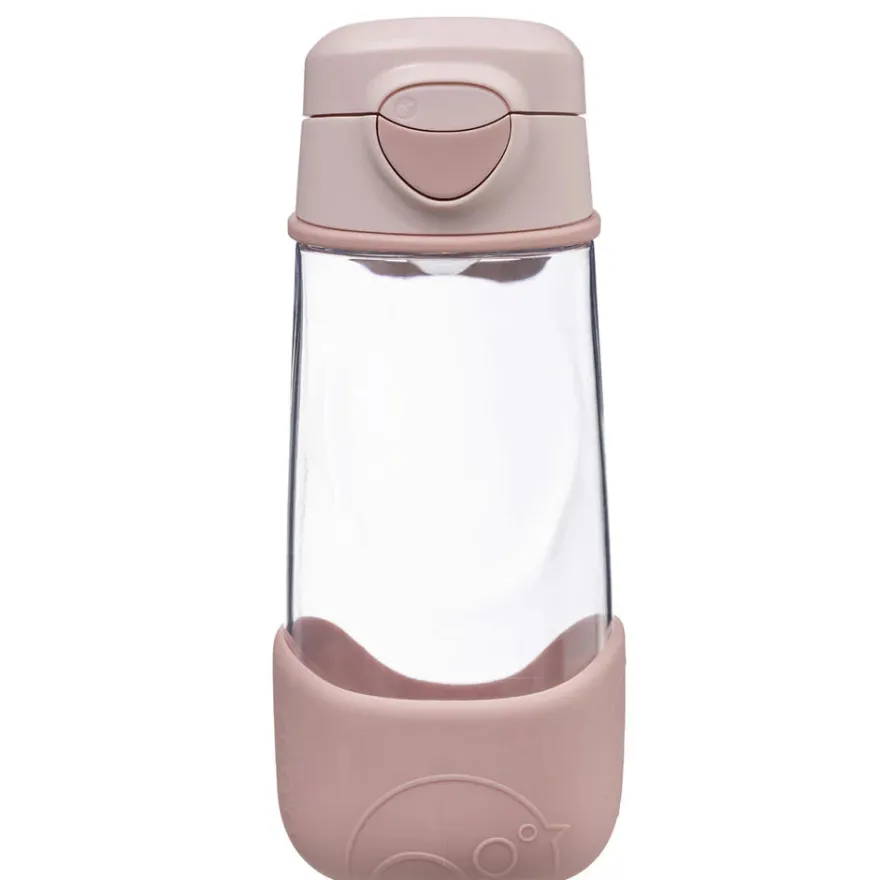 b.box Vandflaske med tud 450ml - Rosa