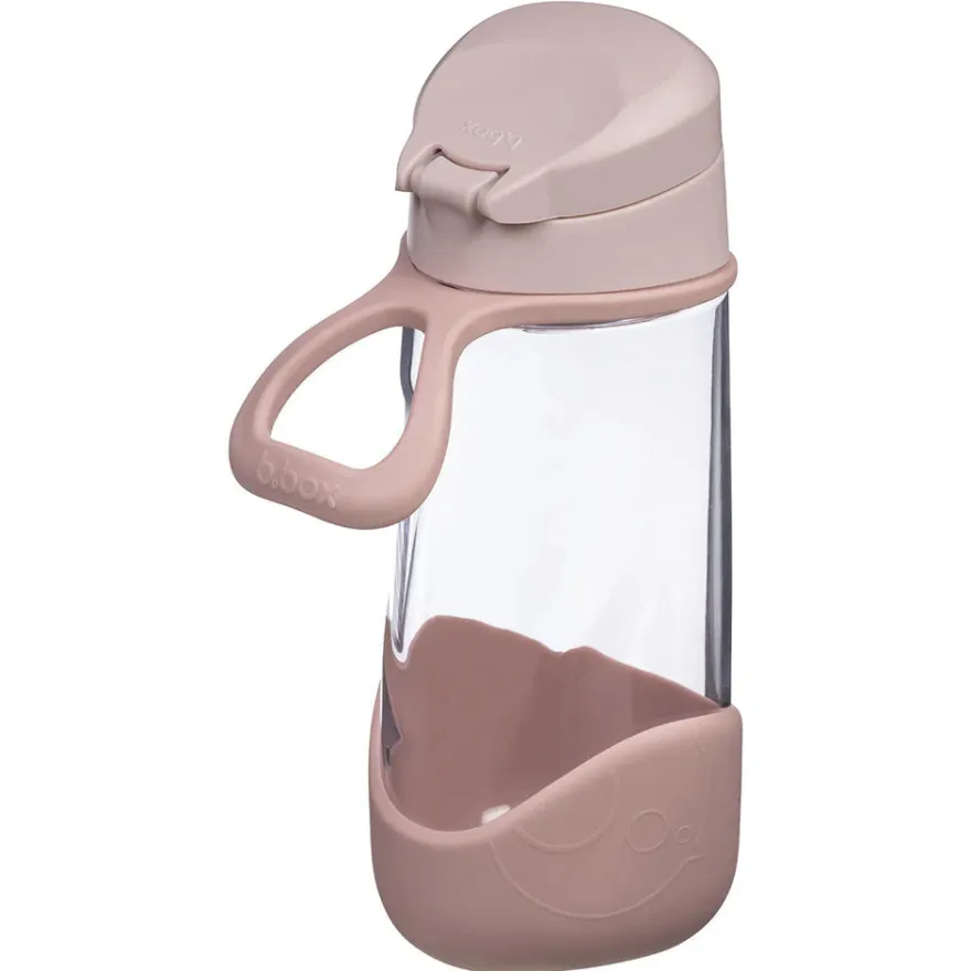 b.box Vandflaske med tud 450ml - Rosa