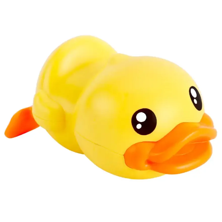 B.Duck Wind Up Bath Duck - Gul/Pink