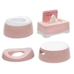 Bebé-jou LUMA 4 stk Toiletsæt - Cloud Pink