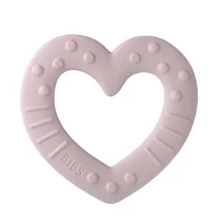BIBS Baby Bitie Heart Pink Plum