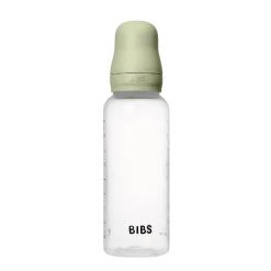 BIBS Baby Flaske Rund Latex 1 pack 270 ml Medium Flow Sage