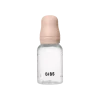 BIBS Baby Flaske Rund Latex 1 pack 150 ml Slow Flow Blush