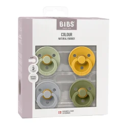 Bibs Colour 4-pak str 2 - Green Garden Lush