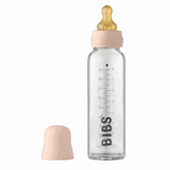 Bibs Glassutteflaske - Latex 225ml Blush