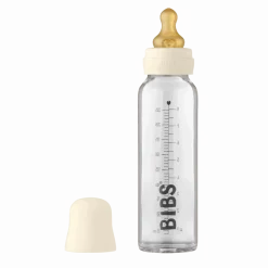 Bibs Glassutteflaske - Latex 225ml Ivory