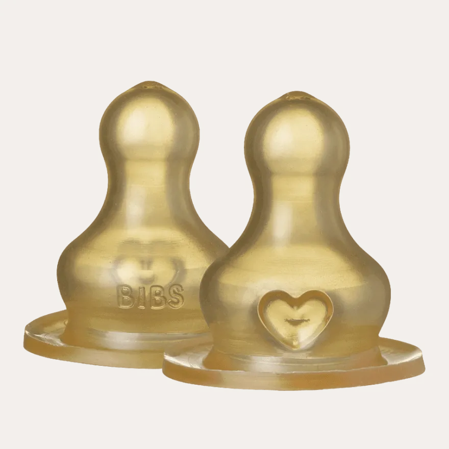 Bibs Suttehoveder 2 pk - Latex Medium Flow