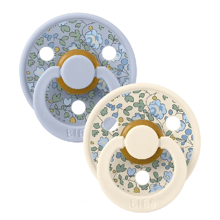 BIBS x Liberty Colour - str 1 - Eloise Dusty Blue Mix