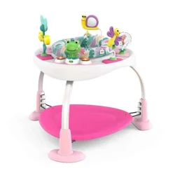 Bounce Bounce Baby™ 2 - i - 1 legetrampolin og bord pink
