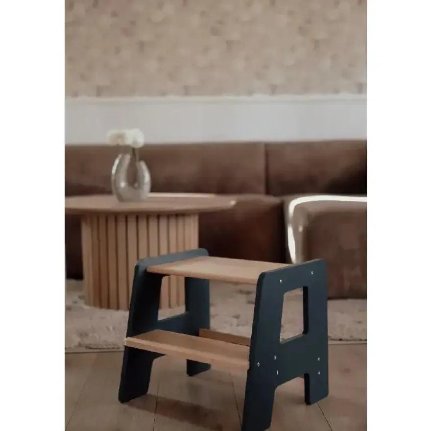 Børneskammel Grå