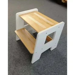 Børneskammel hvid