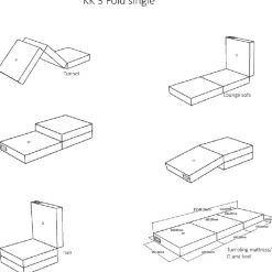 by KlipKlap 3 Fold Single - Flere Farver