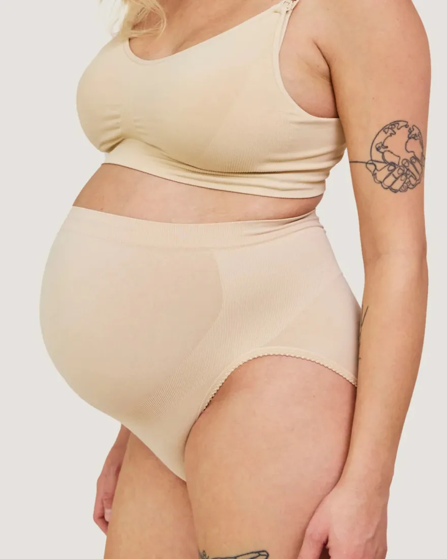 Carriwell Graviditetsstøttetrusser - Beige - XL