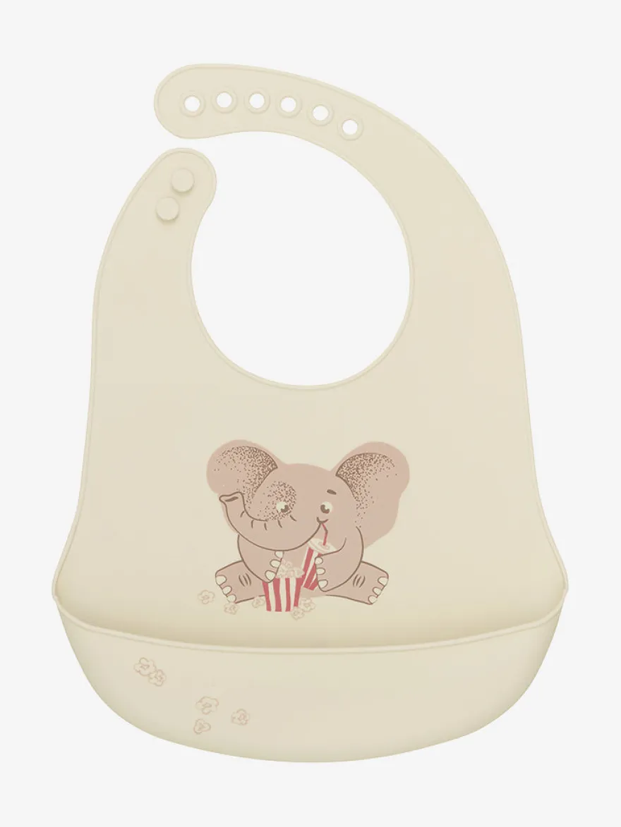 CeLaVi Silikone hagesmæk 2-pak - Warm Taupe