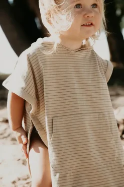 Cloby UV Poncho 1-3 år - Sandy Beach/Olve Green