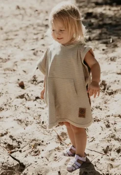Cloby UV Poncho 1-3 år - Sandy Beach/Olve Green