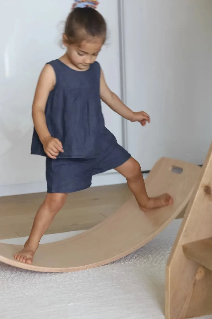 Curve Lab Perfect Arc - Balancebræt m. filtbeskyttelse - Light Grey