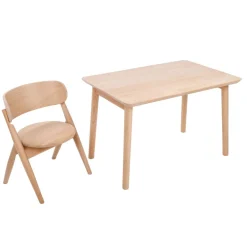 Curve Lab Skrivebord - Massiv Bøgetræ