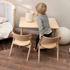 Curve Lab Skrivebord - Massiv Bøgetræ
