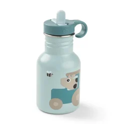 Done by Deer Flaske rustfrit stål Tiny farm Blå 350 ml
