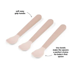 Done By Deer Foodie easy - grip babyske 3 - pak Pudder