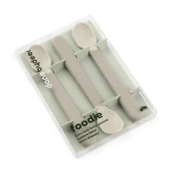 Done By Deer Foodie easy - grip babyske 3 - pak Sand