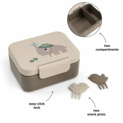 Done by Deer Lille madkasse m/snackpinde Tiny trails - sand