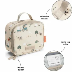 Done by Deer Lille termotaske Tiny farm 2,8L - sand