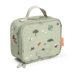 Done by Deer Lille termotaske Tiny trails 2,8L - grøn
