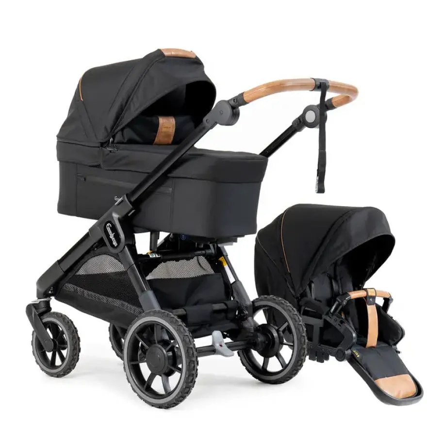 Emmaljunga SENTO MAX Flat Combi - Outdoor Black