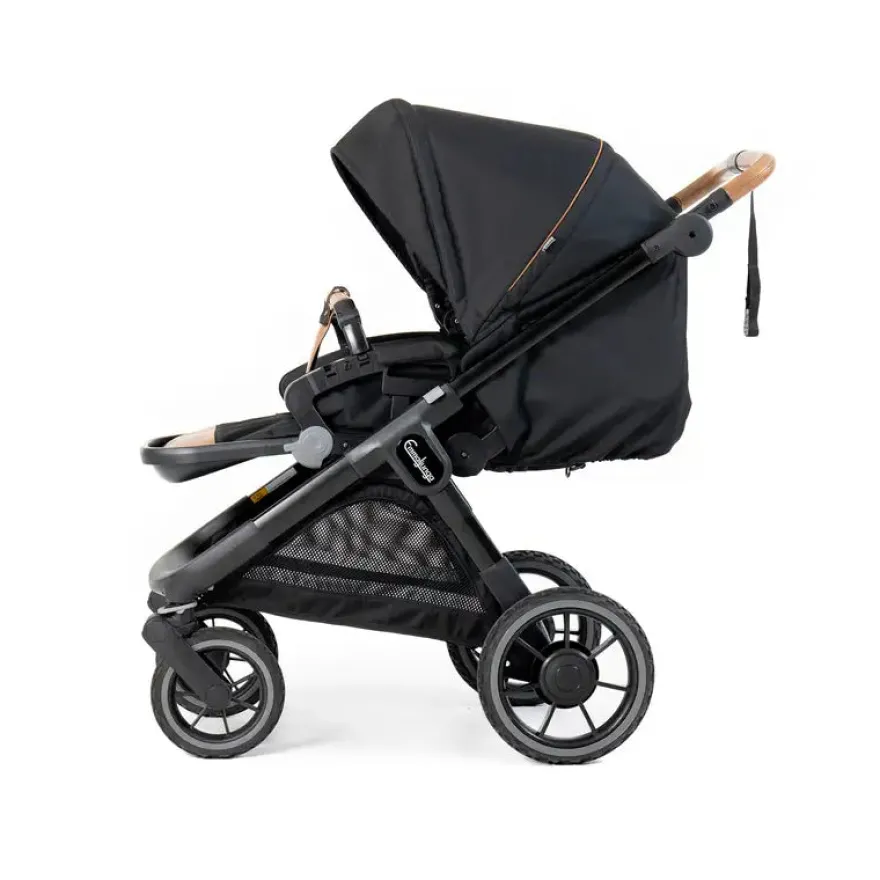 Emmaljunga SENTO MAX Flat Combi - Outdoor Black