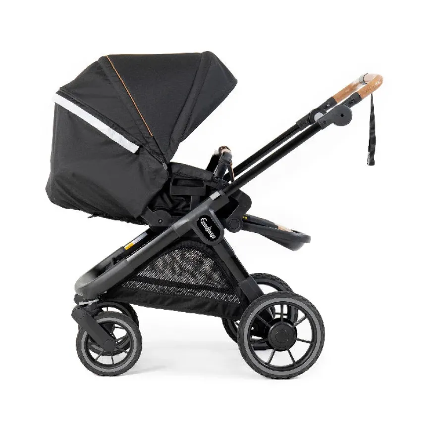 Emmaljunga SENTO MAX Flat Combi - Outdoor Black