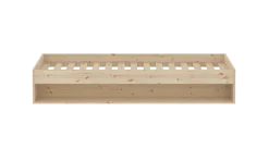 Flexa Grow gulvseng med hylde - 125,5x204cm